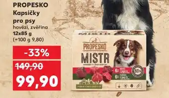 Kaufland PROPESKO Kapsičky pro psy nabídka