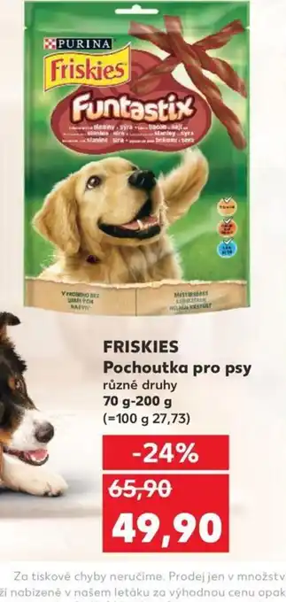 Kaufland FRISKIES Pochoutka pro psy nabídka