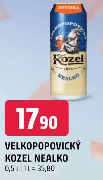 Terno VELKOPOPOVICKÝ KOZEL NEALKO 0,5 l. nabídka