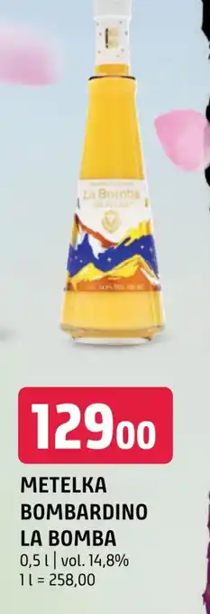 Terno METELKA BOMBARDINO LA BOMBA 0,5 l. nabídka