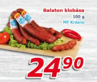 ESO MARKET Balaton klobása 100 g nabídka