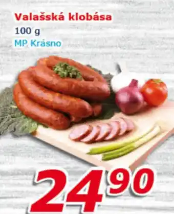 ESO MARKET Valašská klobása 100 g nabídka