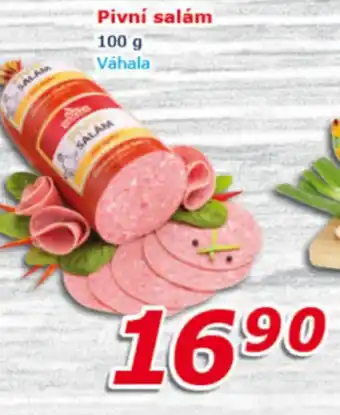 ESO MARKET Pivní salám 100 g nabídka