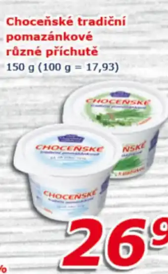 ESO MARKET Choceňské tradiční pomazánkové různé příchutě 150 g nabídka