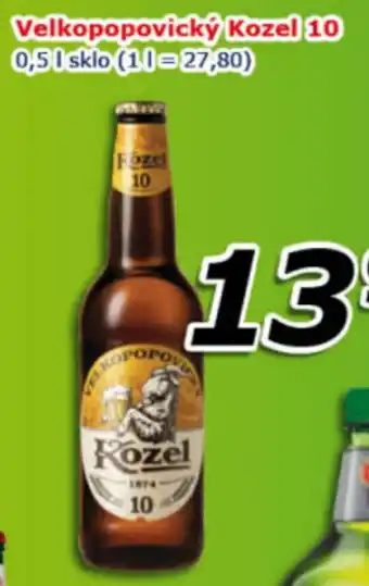 ESO MARKET Velkopopovický Kozel 10 0.5 l. nabídka