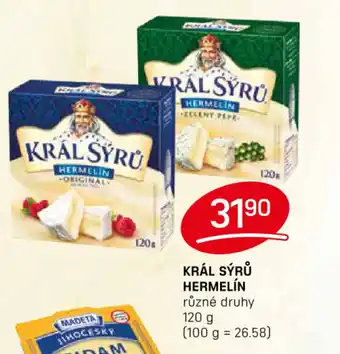 Flop KRÁL SÝRŮ HERMELÍN nabídka