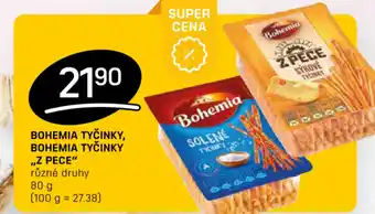 Flop BOHEMIA TYČINKY, BOHEMIA TYČINKY ,,Z PECE" nabídka