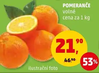 Penny Market POMERANČE nabídka