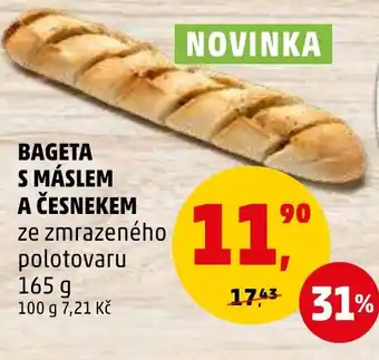 Penny Market BAGETA S MÁSLEM A ČESNEKEM nabídka