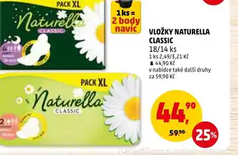 Penny Market VLOŽKY NATURELLA CLASSIC nabídka