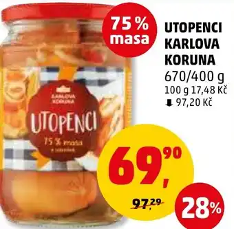 Penny Market UTOPENCI KARLOVA KORUNA nabídka
