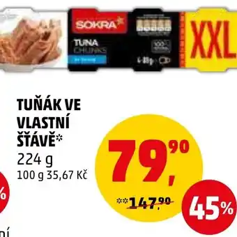 Penny Market TUŇÁK VE VLASTNÍ ŠŤÁVĚ nabídka