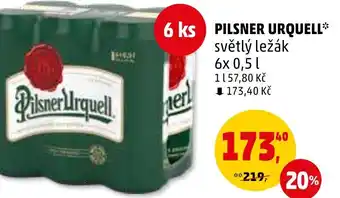 Penny Market PILSNER URQUELL nabídka