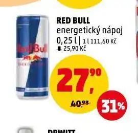 Penny Market Red bull energy drink nabídka
