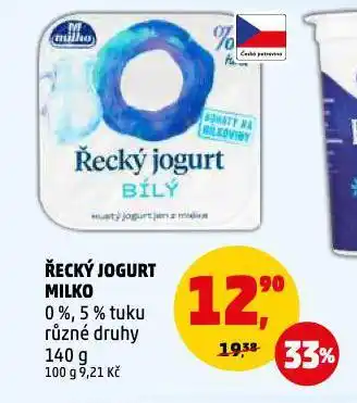 Penny Market Řecký jogurt milko nabídka
