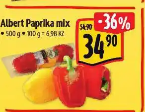 Albert Paprika mix nabídka