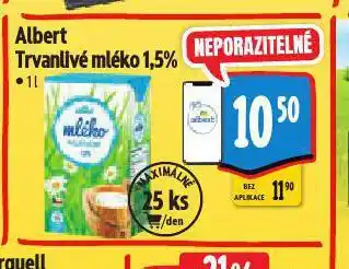 Albert Trvanlivé mléko nabídka