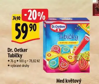 Albert Dr. oetker tubičky nabídka