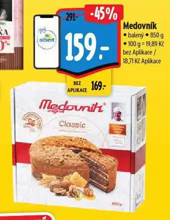 Albert Medovník nabídka