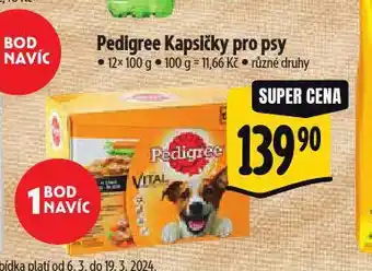 Albert Pedigree kapsičky pro psy nabídka