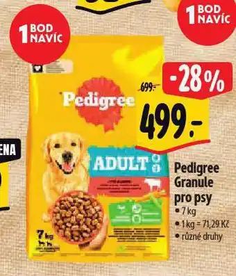 Albert Pedigree granule pro psy nabídka