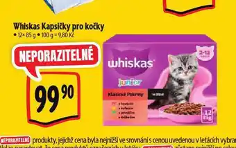 Albert Whiskas kapsičky pro kočky nabídka