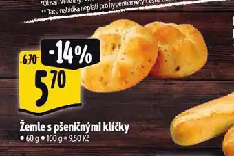 Žemle s pšeničnými klíčky