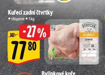 Albert Kuřecí zadní čtvrtky nabídka