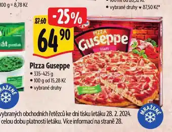 Albert Pizza guseppe nabídka