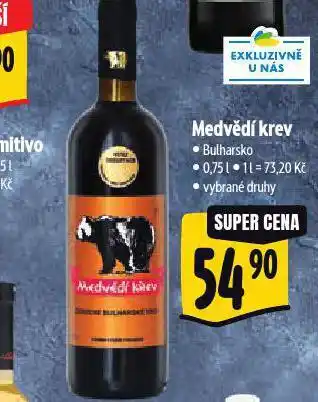 Albert Medvědí krev nabídka