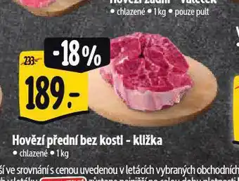Albert Hovězí přední bez kosti nabídka