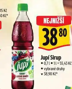 Albert Jupí sirup nabídka