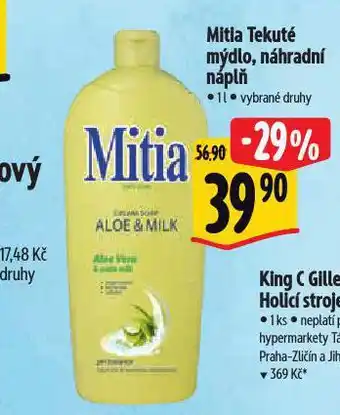 Albert Mitia tekuté mýdlo nabídka