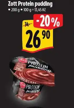 Albert Zott protein pudding nabídka