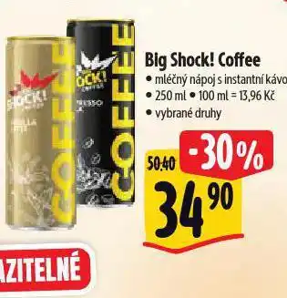 Albert Big shock coffee nabídka