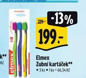 Albert Elmex zubní kartáček nabídka