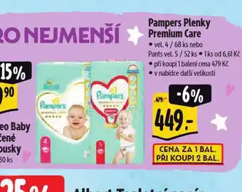 Albert Pampers pleny nabídka