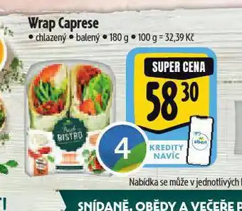 Albert Wrap caprese nabídka