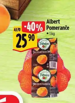 Albert Pomeranče nabídka
