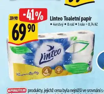 Albert Linteo toaletní papír nabídka