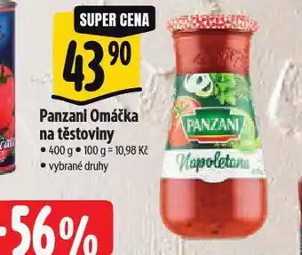 Albert Panzani omáčka na těstoviny nabídka