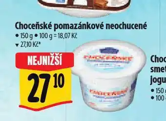 Albert Choceňské tradiční pomazánkové nabídka