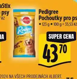 Albert Pedigree pochoutky pro psy nabídka