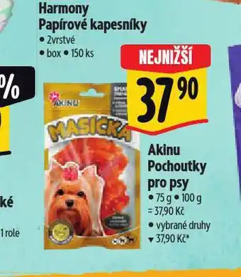 Albert Akinu pochoutky pro psy nabídka