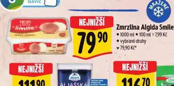 Albert Zmrzlina algida smile nabídka