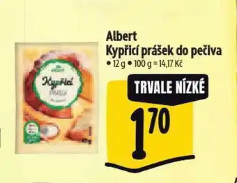 Albert Kypřicí prášek do pečiva nabídka