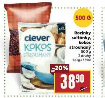 Billa Rozinky sultánky nabídka