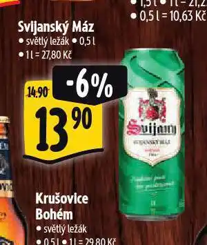 Albert Pivo svijanský máz nabídka