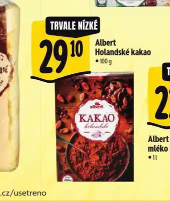 Albert Holandské kakao nabídka