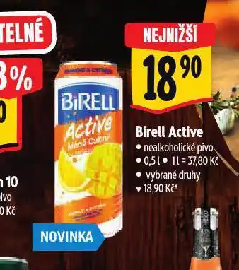 Albert Birell nealkoholické pivo nabídka